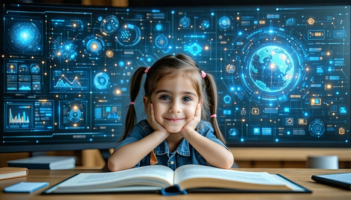 AI-powered learning platform interface for teachers and students